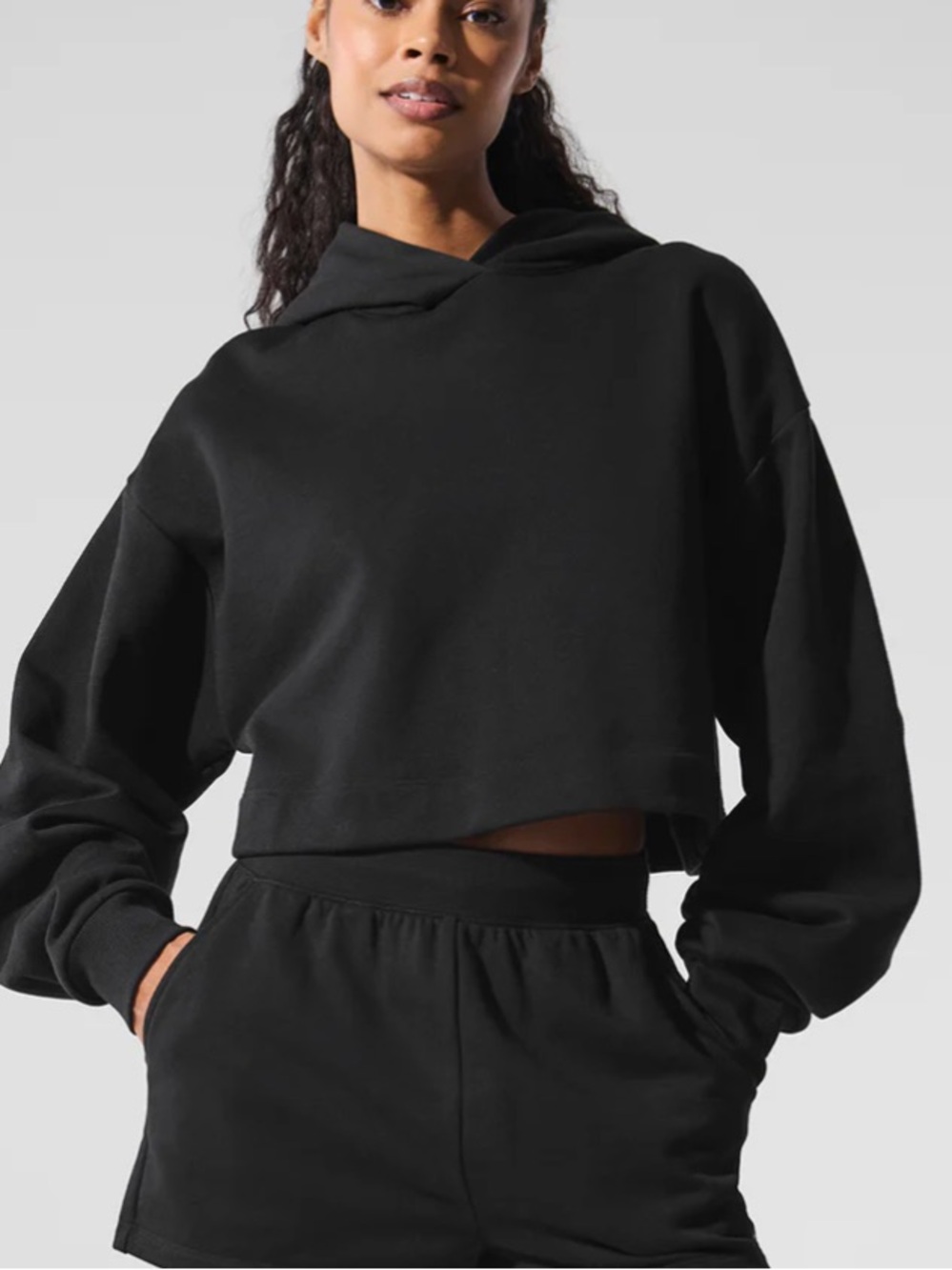 ALO Bae hoodie - black, S